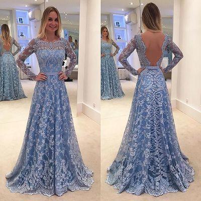 New Arrival Ball Gown Pink Lace Appliques With Flower Modest Prom Dress  Long Sleeve Muslim V Neck Puffy Prom Gowns Hot Sale From 215,23 € | DHgate